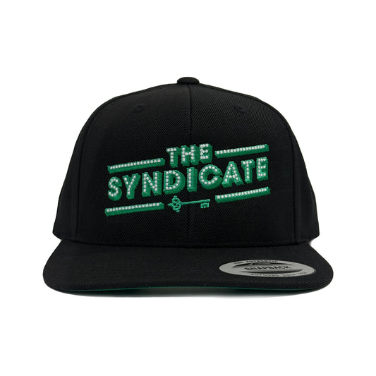 The Syndicate Skyline Snap Back Hat Front View. Yupong Snap Back.