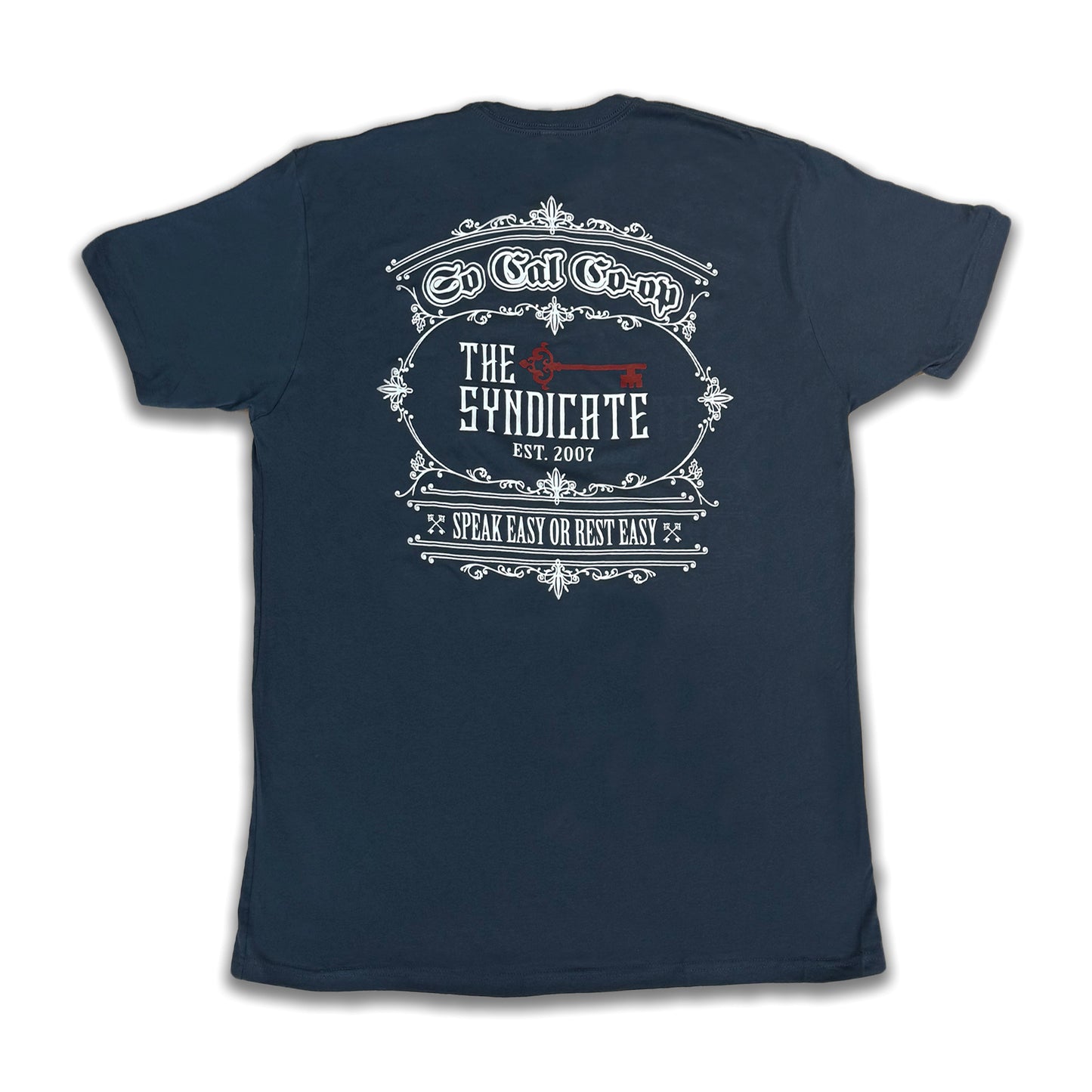 Indigo/Red/White Socal-Coop X The Syndicate T-Shirt