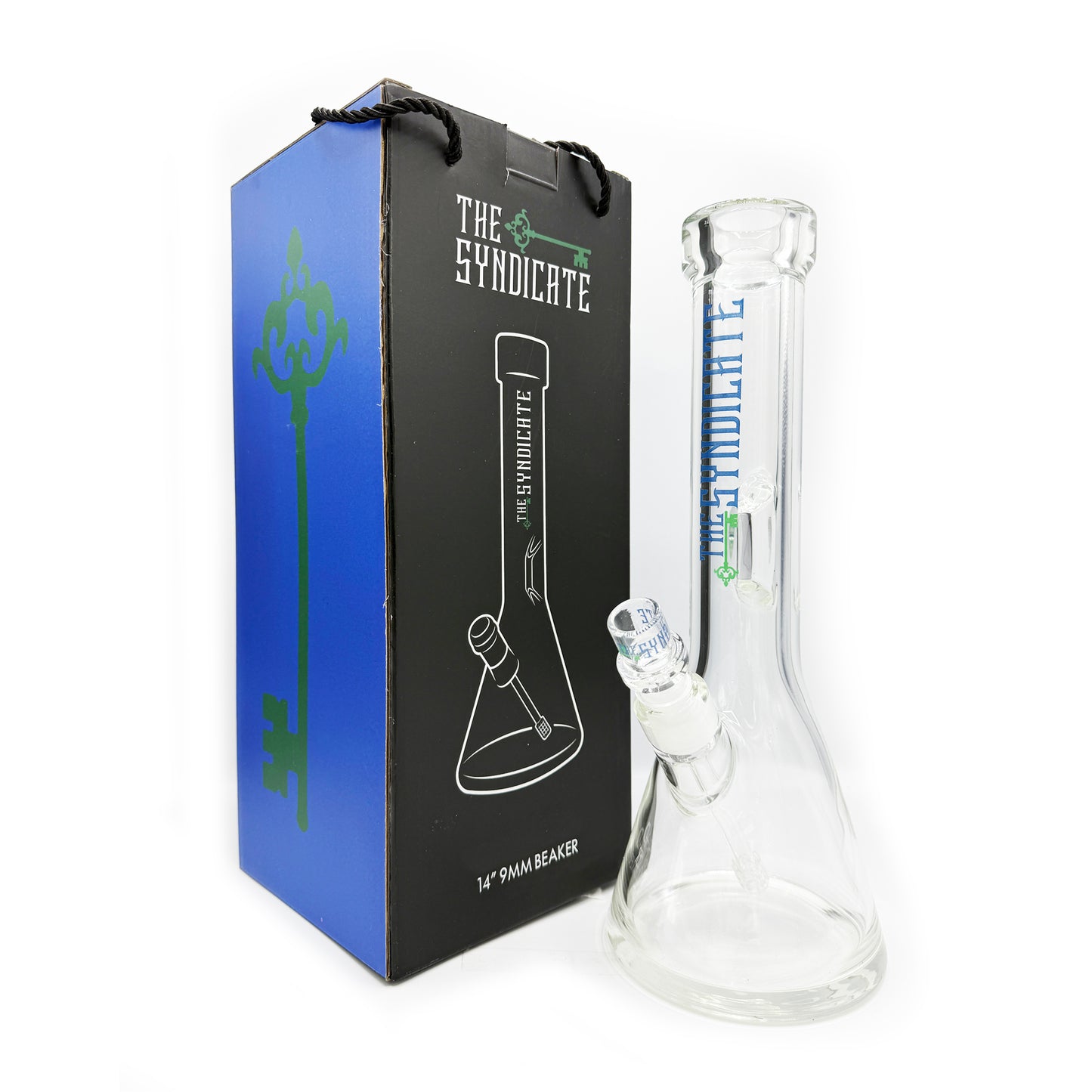 Blue Syndicate 14" 9mm Bong