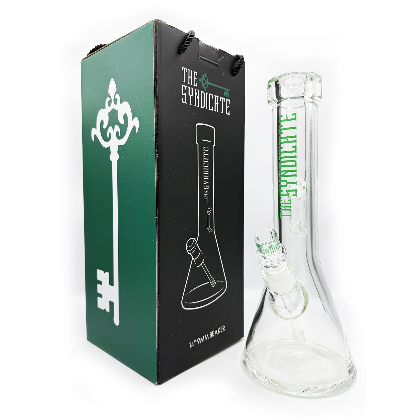 Green Syndicate 14" 9mm Bong