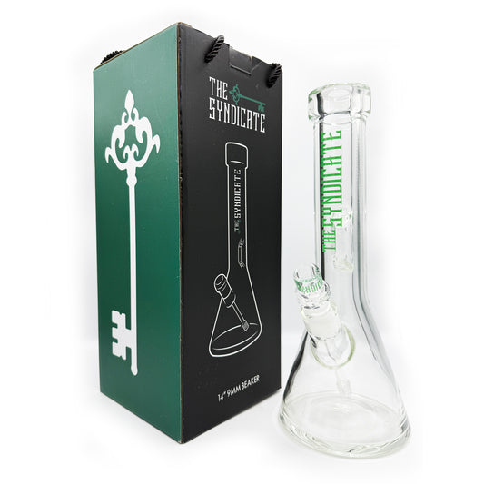 Green Syndicate 14" 9mm Bong