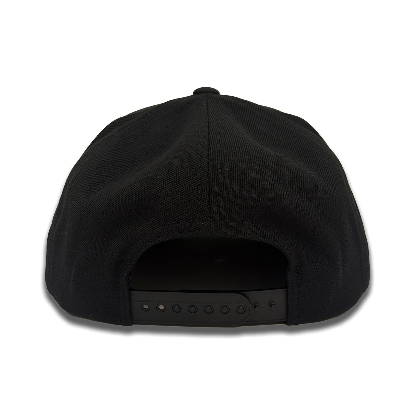 Rear image of Black Snap Back Hat