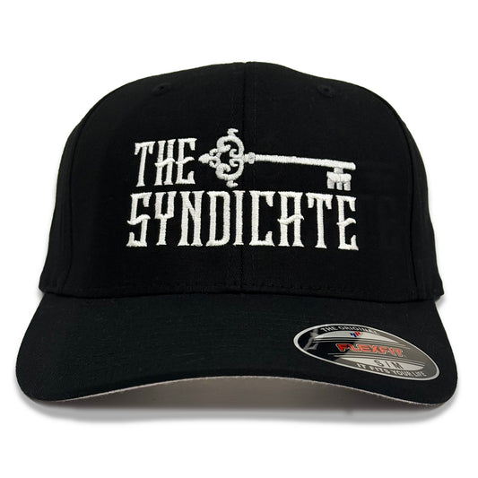 Black/White Syndicate Classic FlexFit Hat