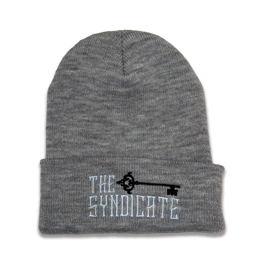 Gray Syndicate Fold Beanie