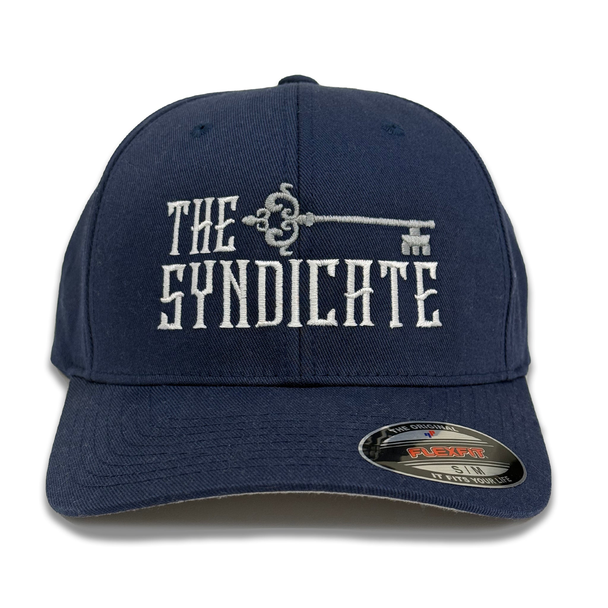 Syndicate Hardsuit Navy/White Syndicate Classic FlexFit Hat – Syndicate Outfitters