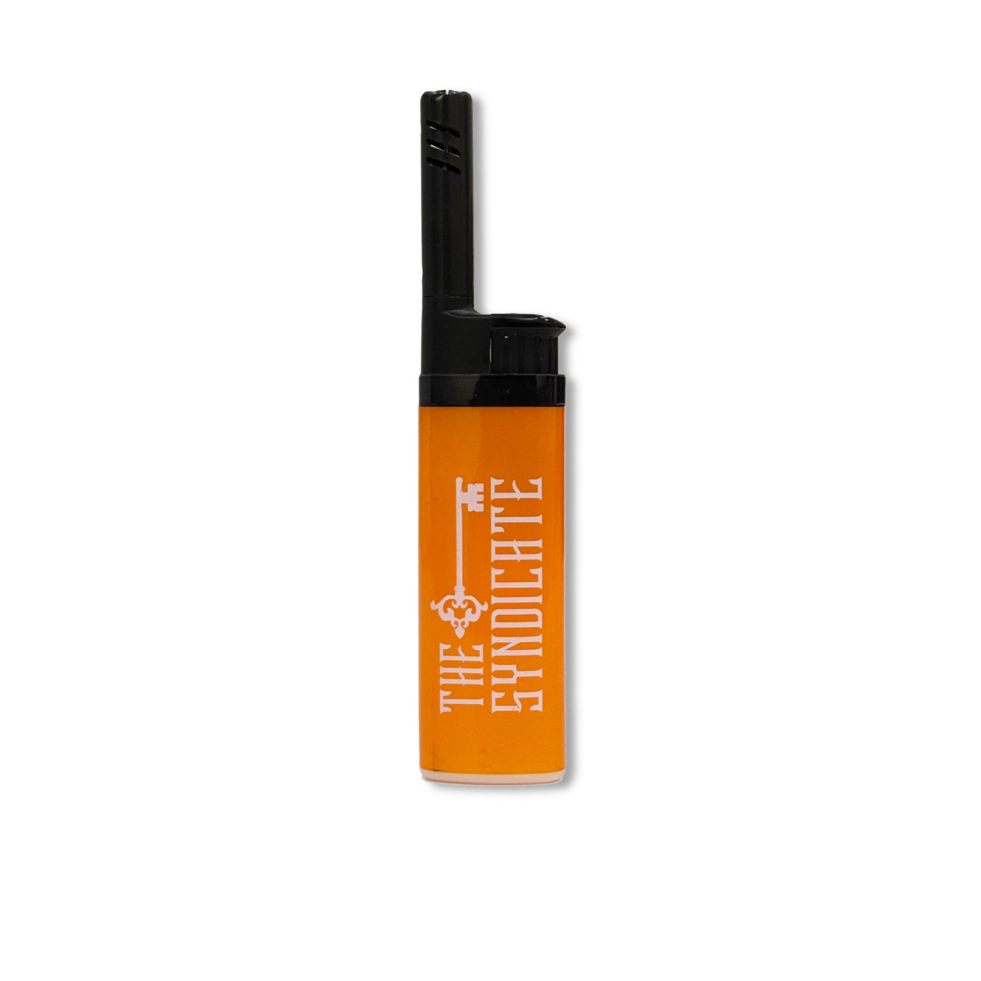 Orange Lighter with syndicate logo