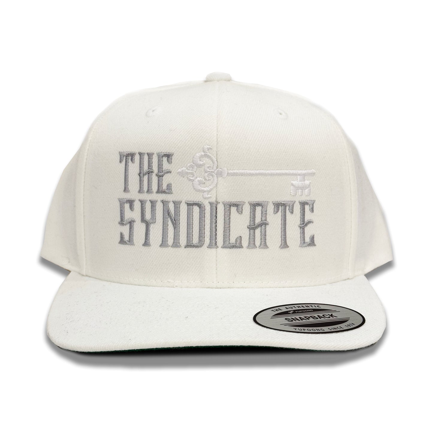 White/Silver Syndicate Classic Snapback