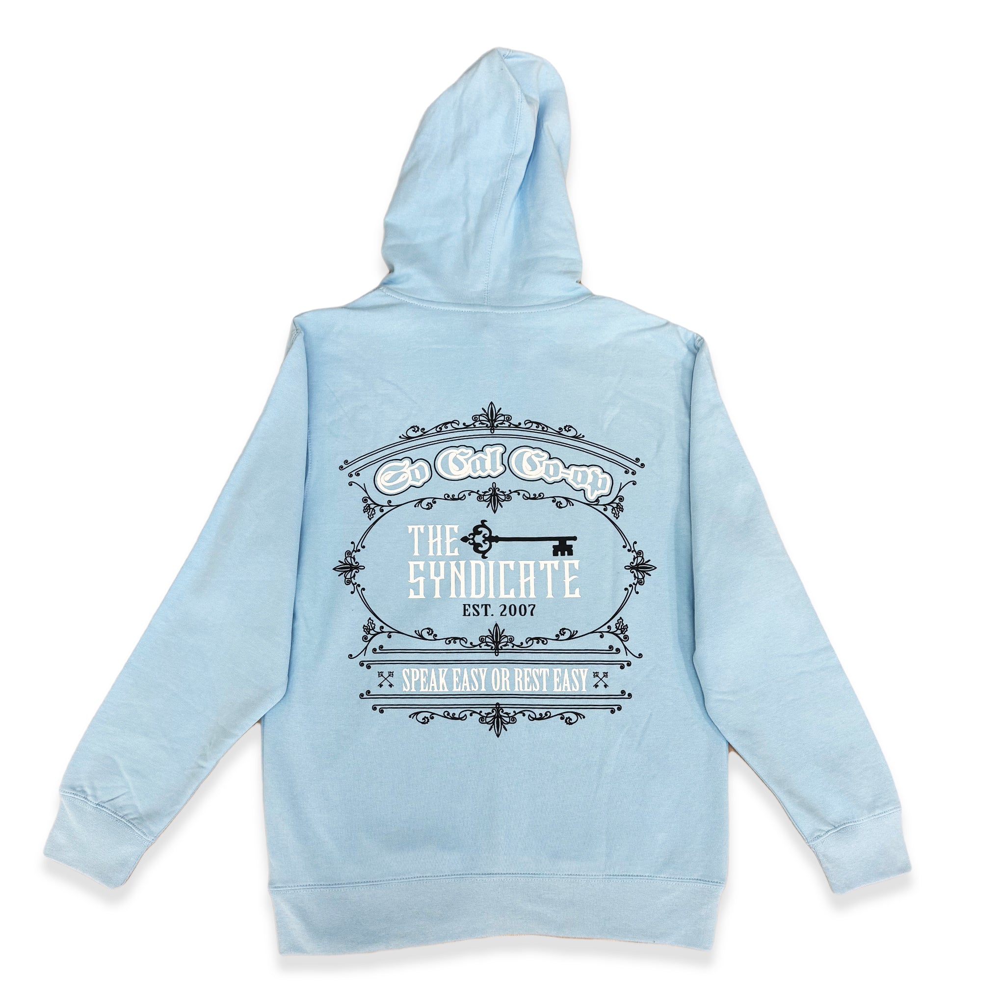 Sky Blue/White/Black Socal-Coop X The Syndicate Hoodie – Syndicate