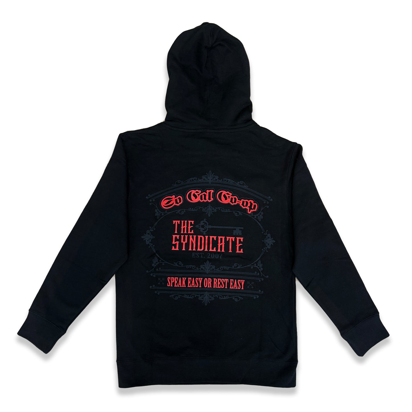 Black/Red Socal-Coop X The Syndicate Hoodie