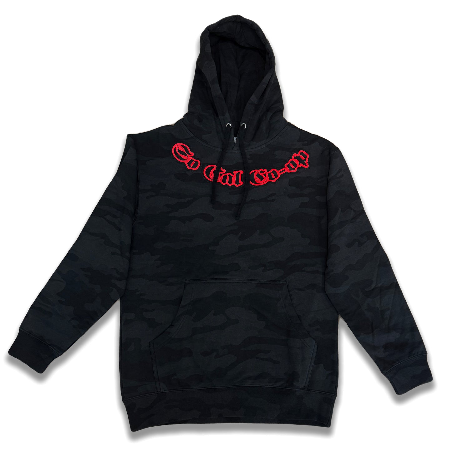 Black Camo/Red Socal-Coop X The Syndicate Hoodie