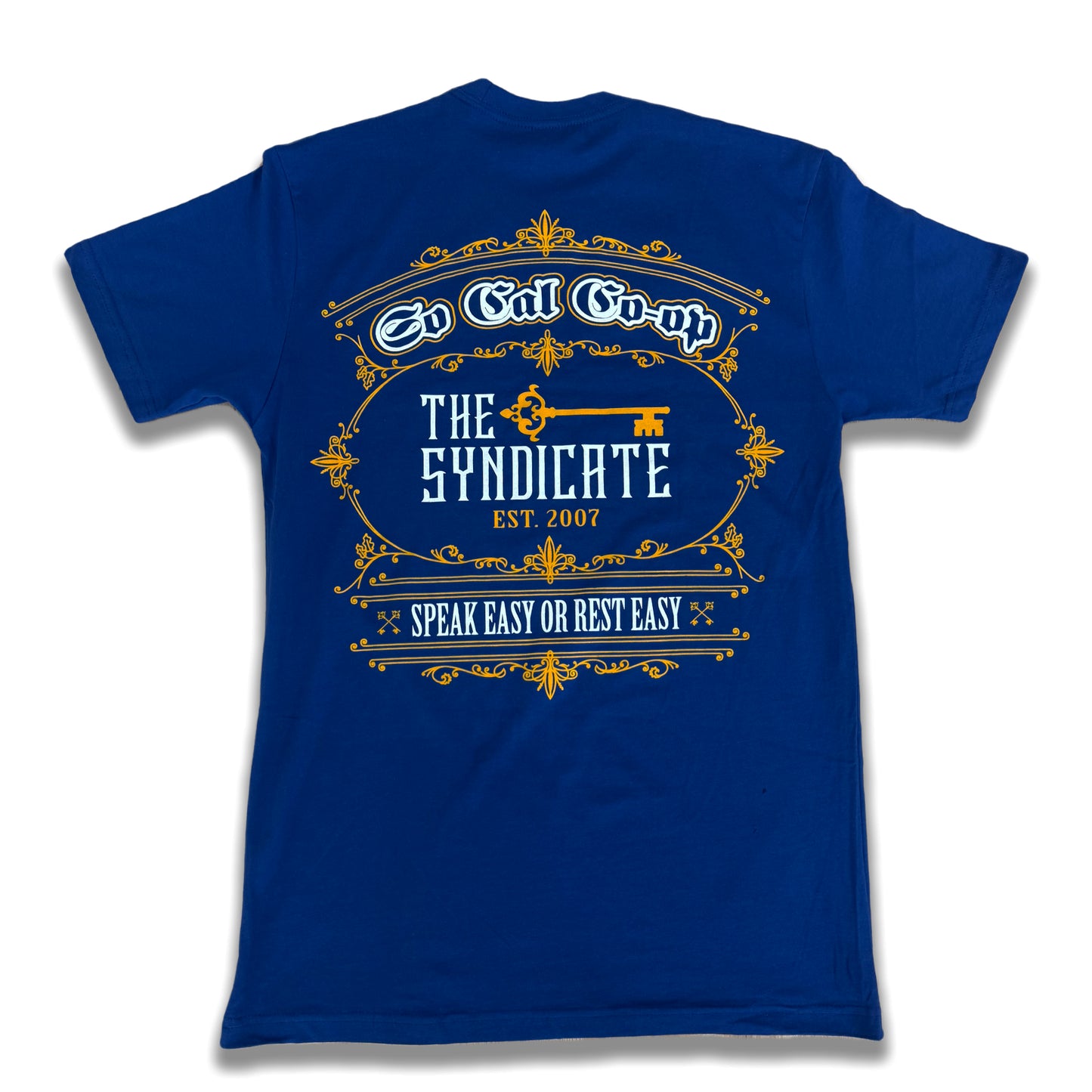 Royal Blue/Yellow Socal-Coop X The Syndicate T-Shirt