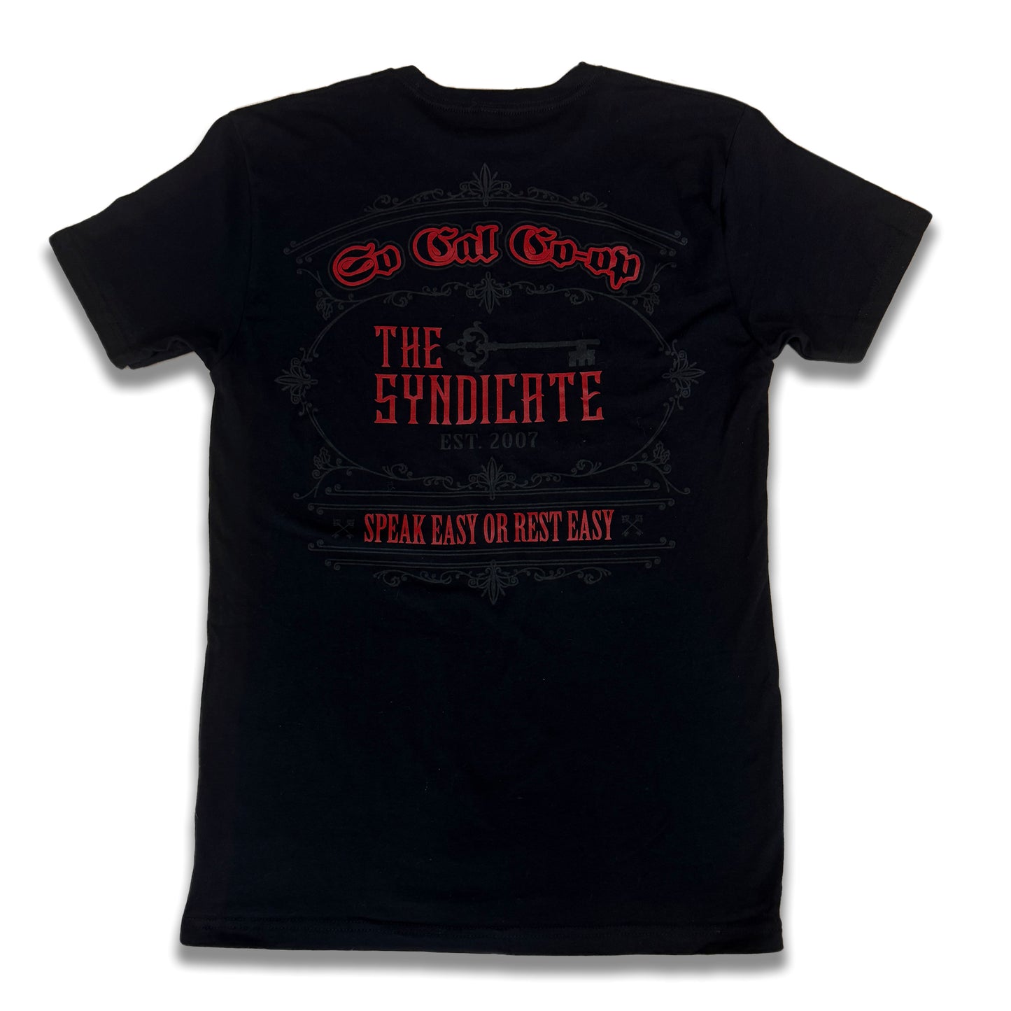 Black/Red/Charcoal Classic Socal-Coop X The Syndicate T-Shirt