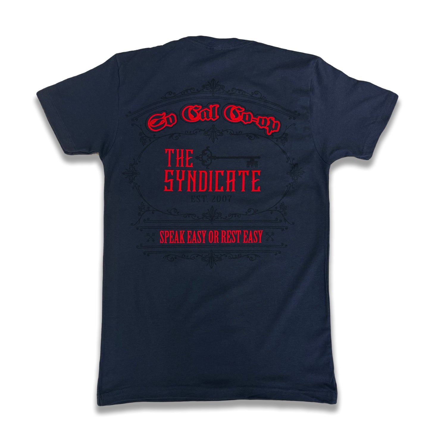 Gun Metal/Red Socal-Coop X The Syndicate T-Shirt