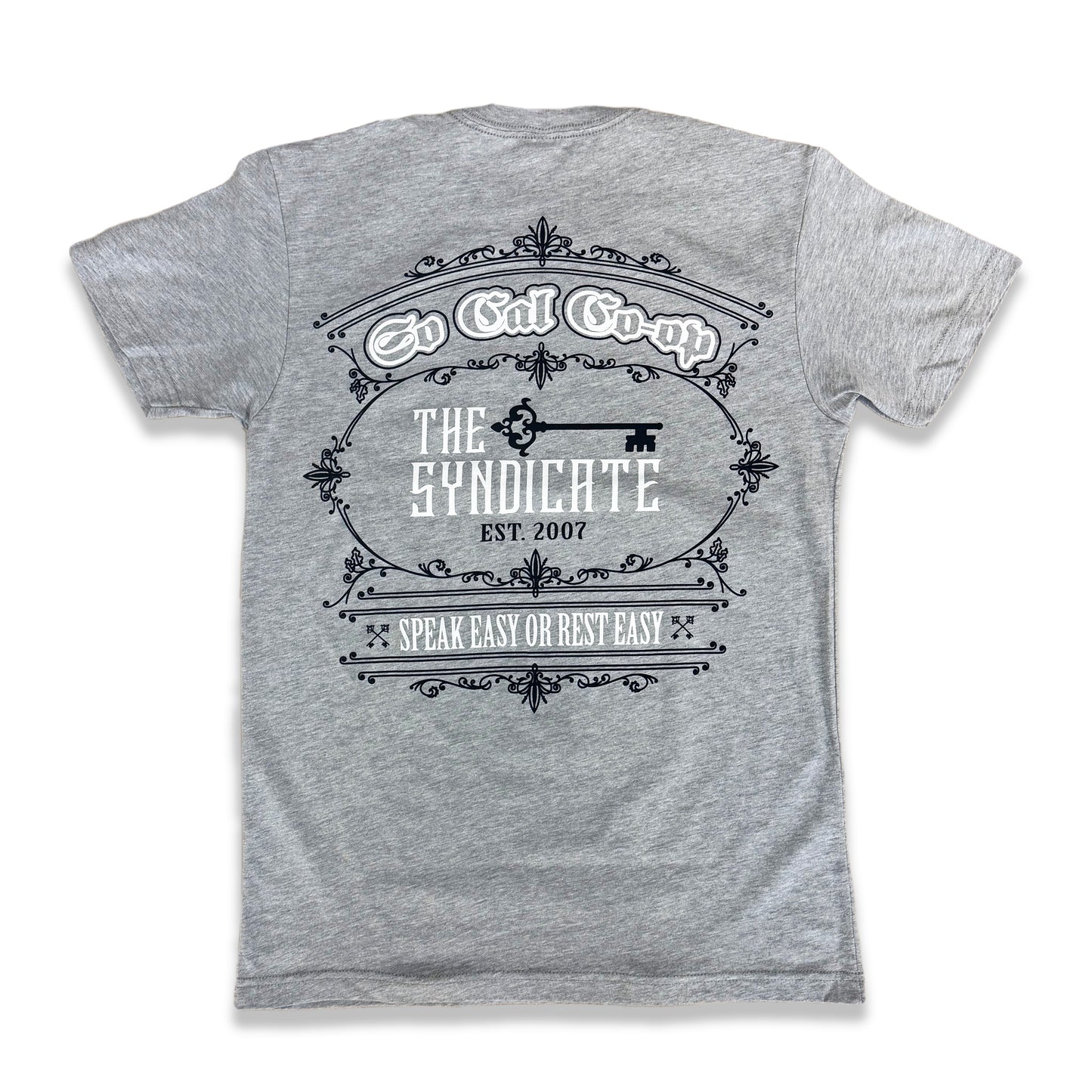 Heather Gray/Black/White Socal-Coop X The Syndicate T-Shirt