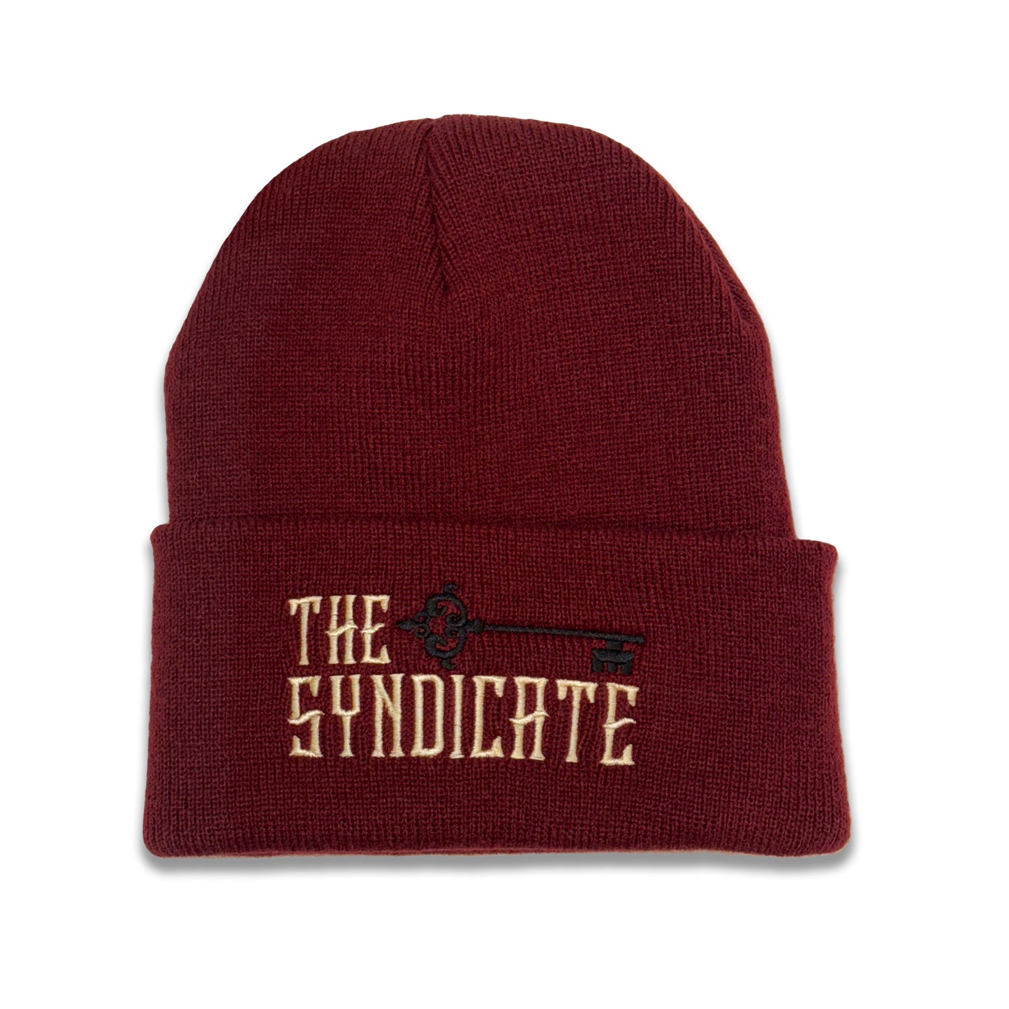 Maroon Syndicate Fold Beanie