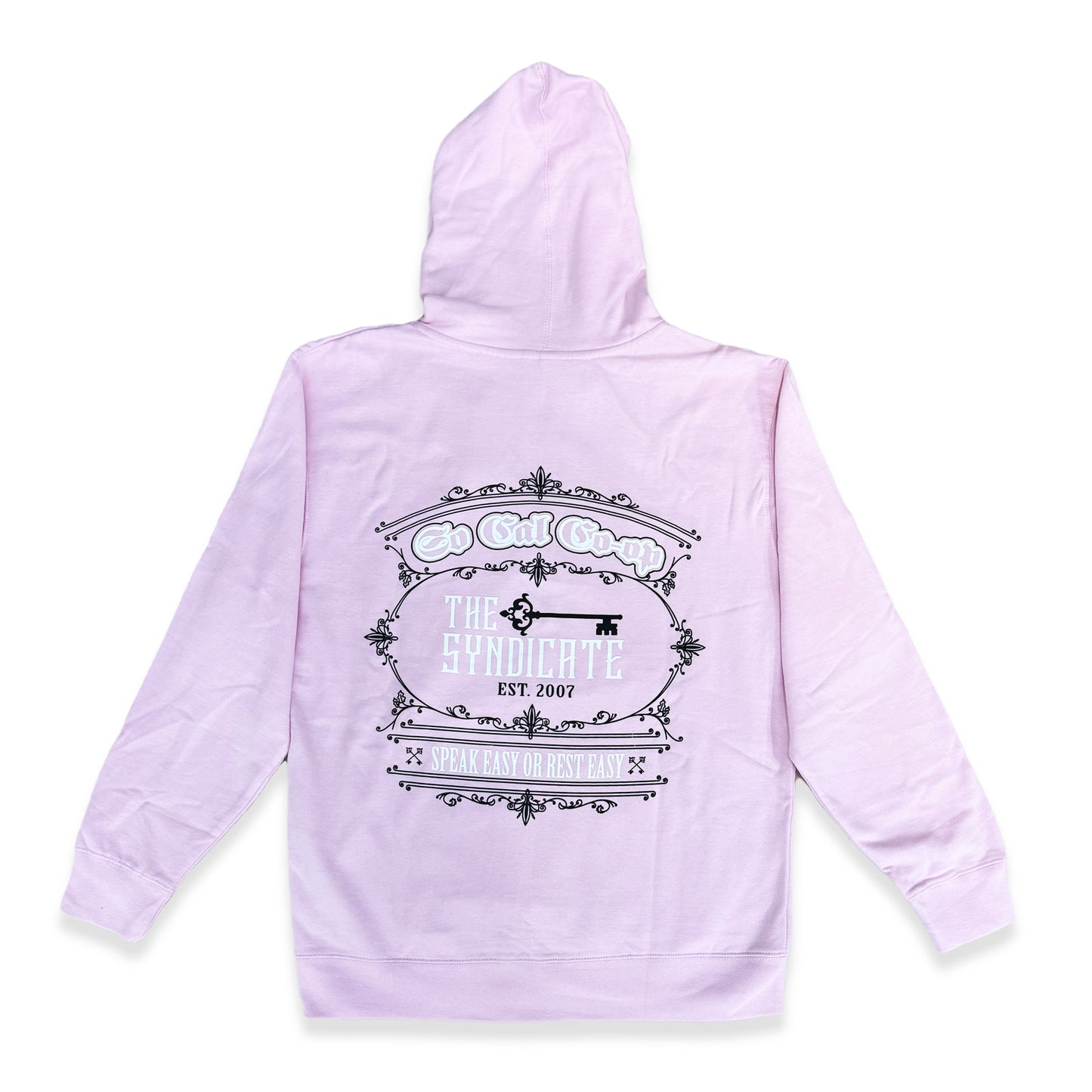 Light Pink/White/Black Socal-Coop X The Syndicate Hoodie