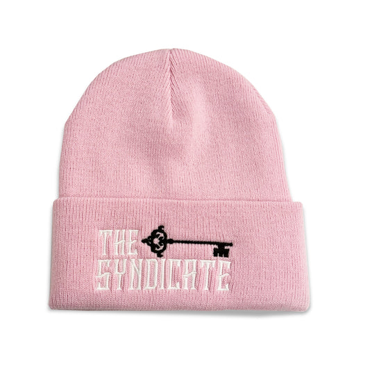 Pink Syndicate Fold Beanie