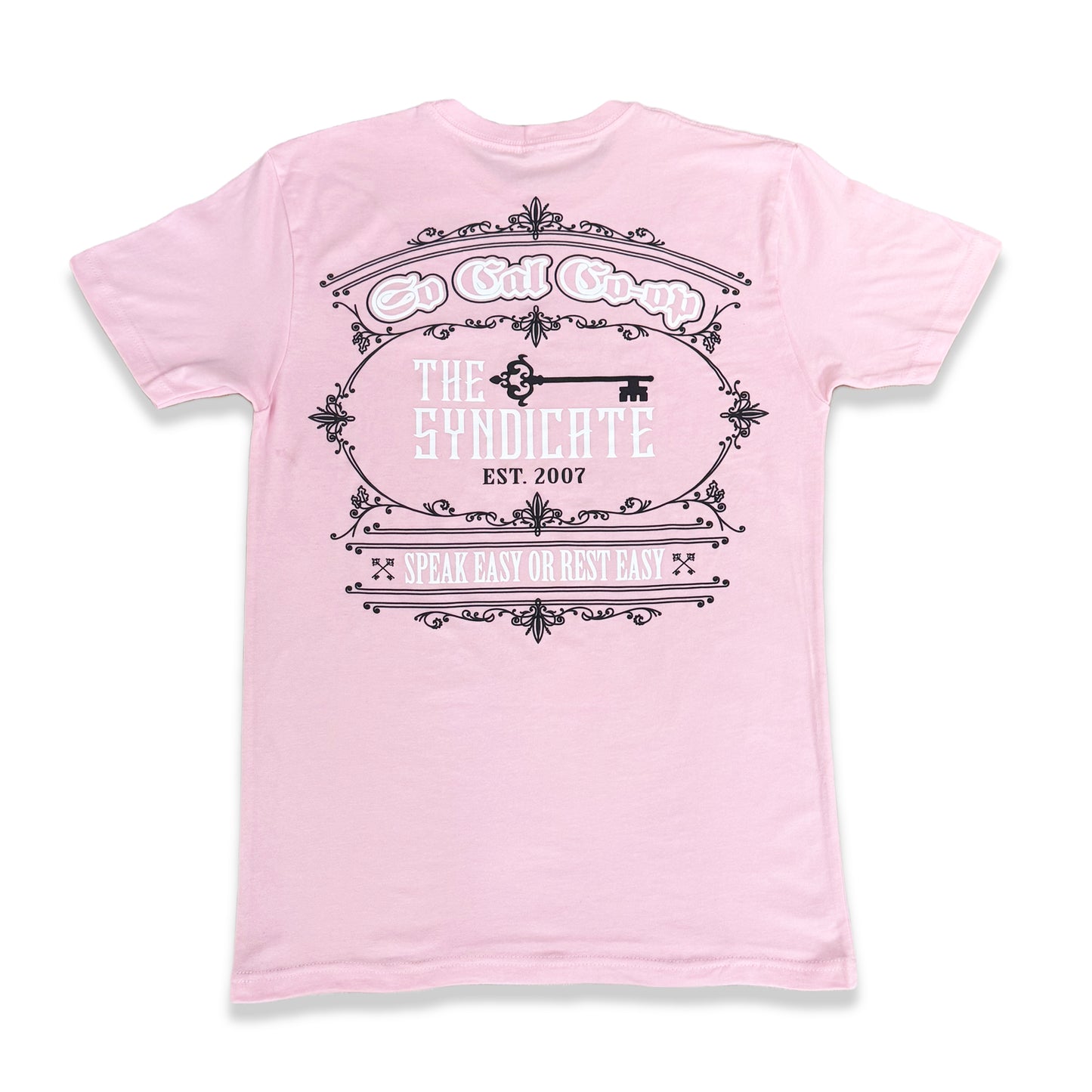 Pink/Black/White Socal-Coop X The Syndicate T-Shirt