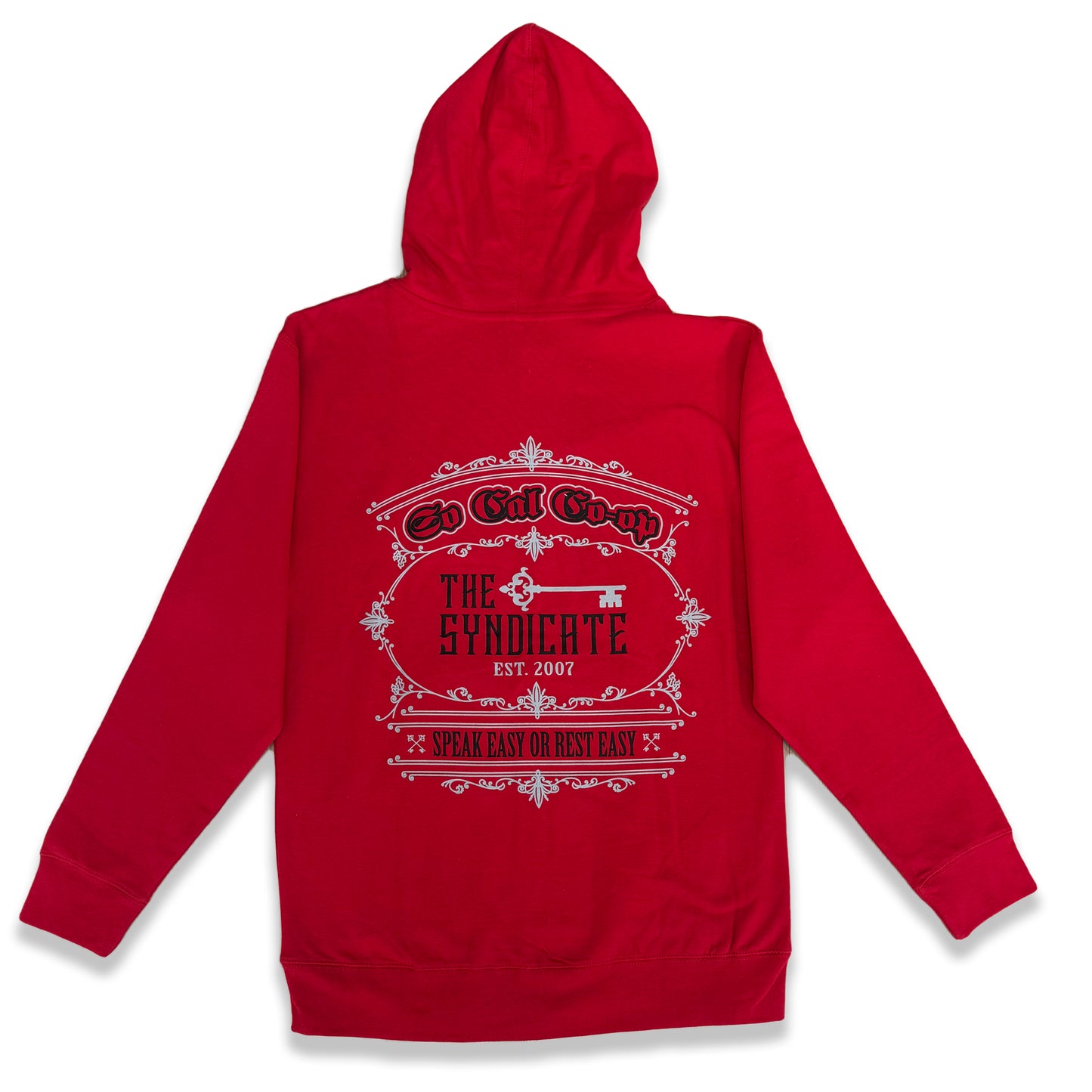 Red/Black/White Socal-Coop X The Syndicate Hoodie