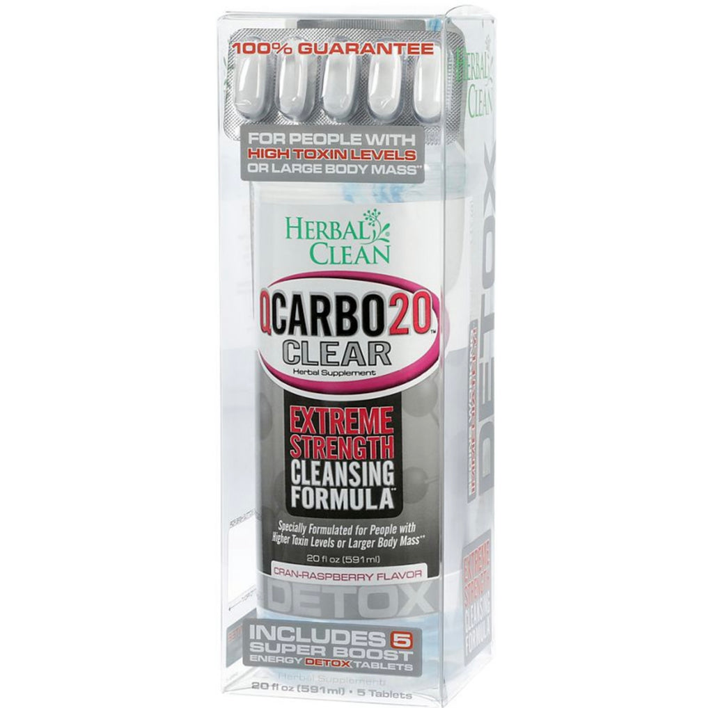 Herbal Clean - QCarbo20 Clear - Detox Beverage