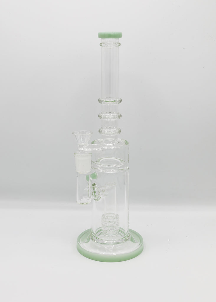 Glass Single Perk Water Piece - 12"