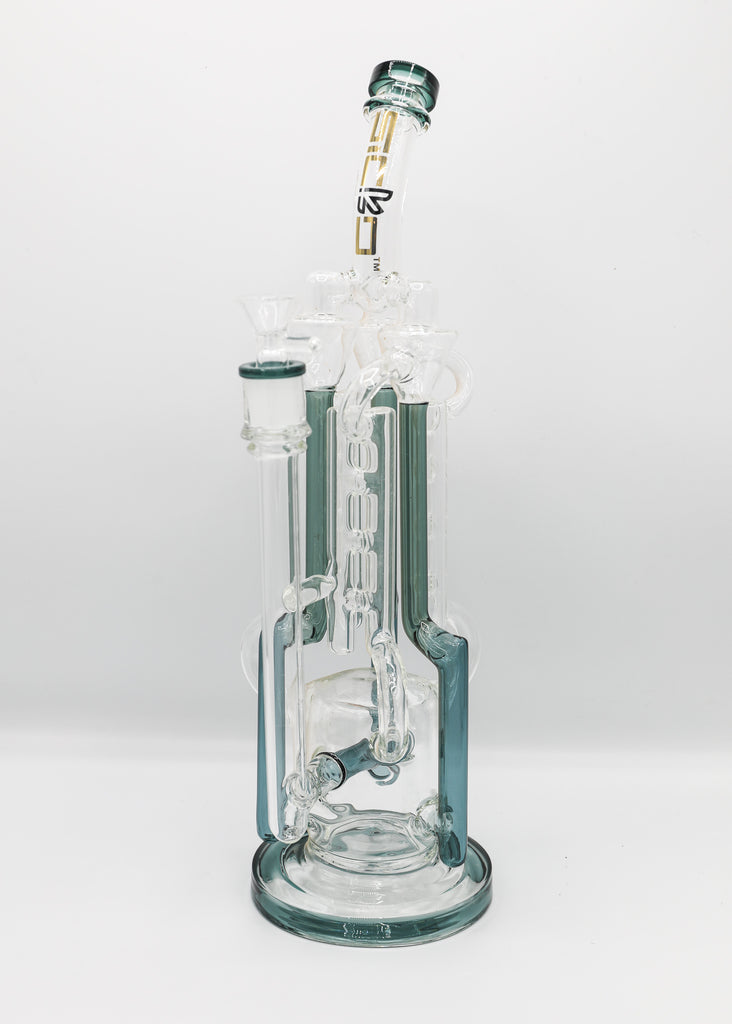 Glass Triple Uptake Recycler - FM-B01 WP - 14"